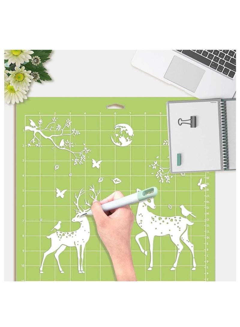 DAILYCHIC Vinyl Weeding Tools Set,Basic Craft Tool Kit Compatible with Cricut Silhouette, Precision Scraper Tweezers Weeder Scissor Spatula Piecing for Die-Cutting Cardstock - Image 3